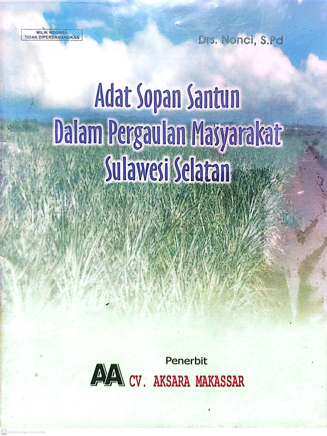 Adat Sopan Dalam Pergaulan Masyarakat Sulawesi Selatan